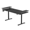 Slika - ULTRADESK HIGHLANDER XXL BLACK računalniška miza, električno nastavljiva višina, 160X70 cm, 72-117 cm, črna