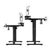Slika - ULTRADESK HIGHLANDER XXL BLACK računalniška miza, električno nastavljiva višina, 160X70 cm, 72-117 cm, črna