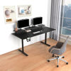 Slika - ULTRADESK HIGHLANDER XXL BLACK računalniška miza, električno nastavljiva višina, 160X70 cm, 72-117 cm, črna