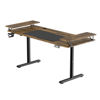 Slika - ULTRADESK HIGHLANDER XXL BROWN računalniška miza, električno nastavljiva višina, 160X70 cm, 72-117 cm, rjava
