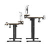 Slika - ULTRADESK HIGHLANDER XXL BROWN računalniška miza, električno nastavljiva višina, 160X70 cm, 72-117 cm, rjava
