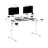 Slika - ULTRADESK HIGHLANDER XXL WHITE računalniška miza, električno nastavljiva višina, 160X70 cm, 72-117 cm, bela