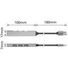 Slika - ACT AC6225 4-portni USB 2.0 HUB 480Mbps aluminium