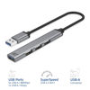 Slika - ACT AC6325 4-portni 3xUSB 2.0 1x 3.0 HUB siv 5Gbps aluminium