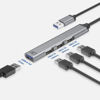 Slika - ACT AC6325 4-portni 3xUSB 2.0 1x 3.0 HUB siv 5Gbps aluminium