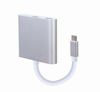 Slika - Gembird A-CM-HDMIF-02-SV USB tip-C večnamenski adapter (A/C/HDMI)