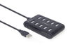 Slika - Gembird UHB-U2P10P-01 USB 2.0 napajani 10-portni USB hub