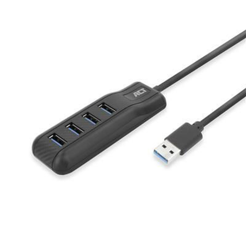 Slika - ACT AC6320 4-portni USB A 3.2 Gen1 HUB 5 Gbps