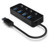 Slika - Gembird UHB-U3P4P-01 4-portni USB 3.1 Gen1 HUB s stikali LED