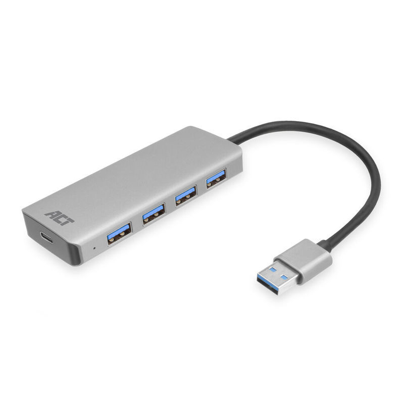 Slika - ACT AC6121 5-portni USB 3.2 Gen1 HUB 4x USB A 1x Usb C