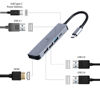 Slika - Gembird A-CM-COMBO5-03 USB Type-C 5-v-1 večportni adapter (Hub + HDMI + PD)