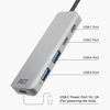 Slika - ACT AC7072 4-portni USB 3.0 HUB 2x USB A 2x USB C PD 3.2 Gen1