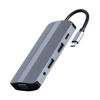 Slika - Gembird A-CM-COMBO8-02 USB Type-C 8-v-1 večportni adapter (USB A / C / HDMI / audio / VGA) 3.1 PD