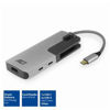 Slika - ACT AC7021 USB-C to HDMI 4K adapter Hub USB-C, 2xUSB-A, 2xUSB-C, 1xHDMI, čitalnik kartic