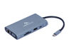 Slika - Gembird A-CM-COMBO7-01 USB Type-C 7-v-1 večportni adapter USB-C, 3xUSB-A, 1xUSB-C, 1xHDMI, VGA, RJ45, 3,5 mm