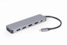 Slika - Gembird A-CM-COMBO3-03 USB Type-C 3-v-1 večportni adapter 3x USB-A, 1x USB-C, 2x HDMI