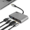 Slika - ACT AC7040 USB-C 4k večportna priklopna postaja 1x USB-A, 1x USB-C (PD), 1x HDMI, RJ45