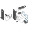 Slika - ACT AC7049 univerzalna priklopna postaja USB-C ali USB-A, za 2 monitorja HDMI, DisplayLink