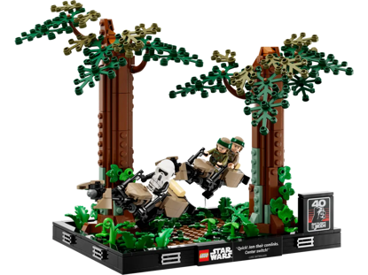 LEGO 75353 Star Wars: Diorama Lov z dirkalniki na Endorju