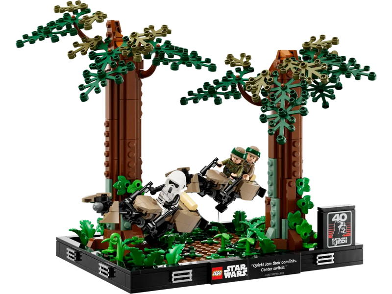 Slika - LEGO 75353 Star Wars: Diorama Lov z dirkalniki na Endorju