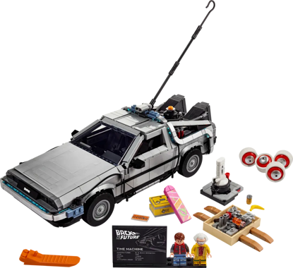LEGO 10300 Icons: DeLorean DMC-12 Back to the Future Time avtomobil