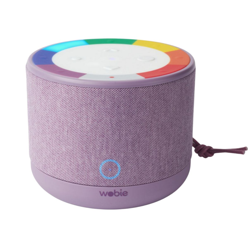 Slika - Wobie Box pametni otroški zvočnik za Spotify zgodbe in glasbo, brez zaslona, violet
