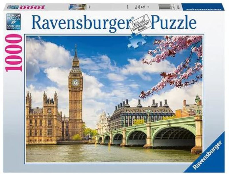 Slika - Ravensburger sestavljanka Big Ben London 1000 kosov (88777)