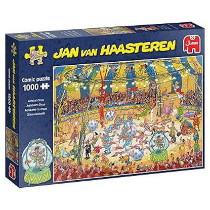 Jumbo Jan van Haasteren: Cirkus akrobatov sestavljanka 1000 kosov (19089)