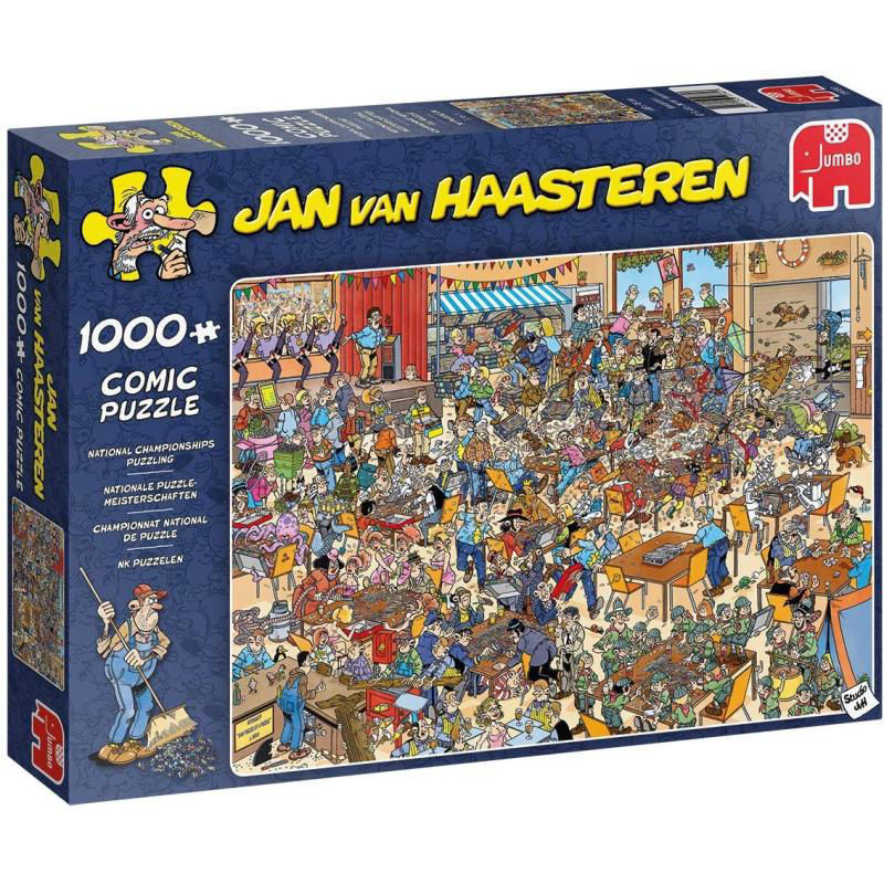 Slika - Jumbo Jan van Haasteren: Državno prvenstvo v sestavljanju sestavljanka 1000 kosov (19090)