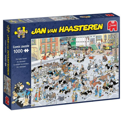 Jumbo Jan van Haasteren: Goveji sejem sestavljanka 1000 kosov (19075)