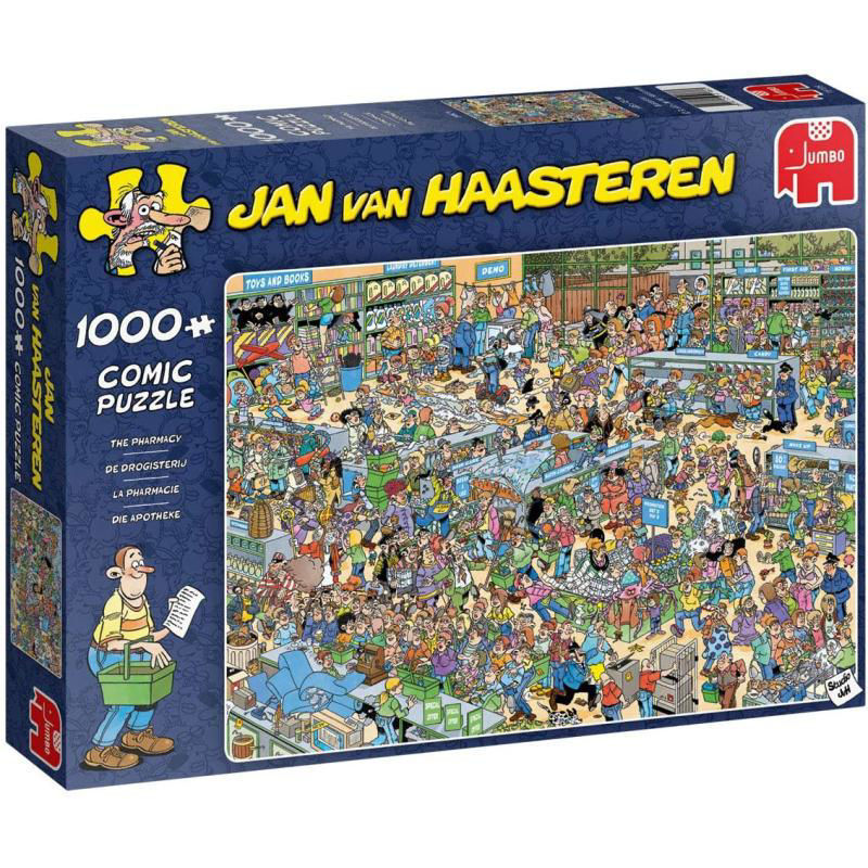 Slika - Jumbo Jan Van Haasteren: Lekarna sestavljanka 1000 kosov (19199)