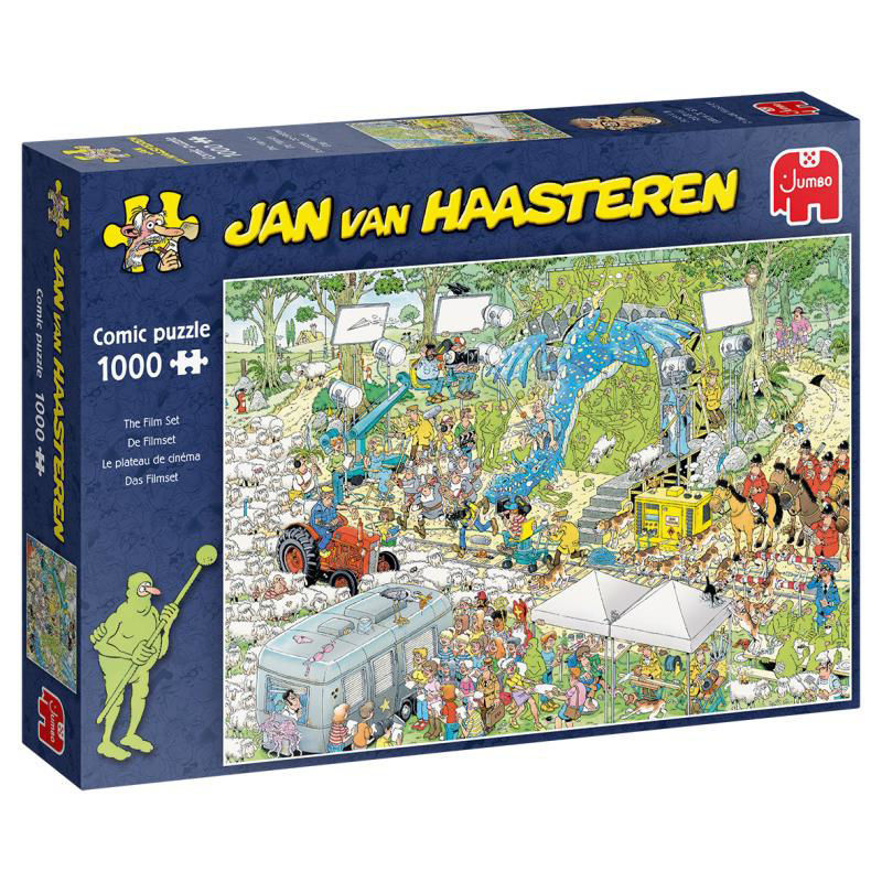 Slika - Jumbo Jan van Haasteren: Na filmskem setu sestavljanka – 1000 kosov (19074)