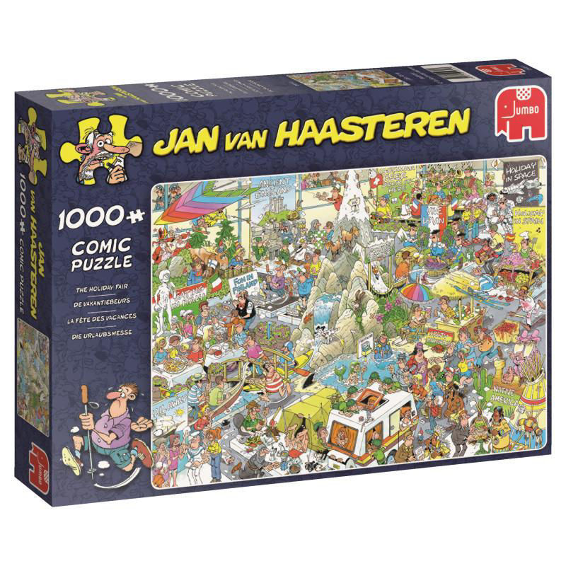Slika - Jumbo Jan van Haasteren: Počitniški sejem sestavljanka – 1000 kosov (19051)