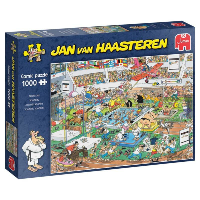 Slika - Jumbo Jan van Haasteren: Športno, športno! sestavljanka 1000 kosov (81906)