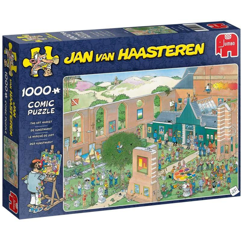 Slika - Jumbo Jan van Haasteren: Umetniški sejem sestavljanka 1000 kosov (20022)