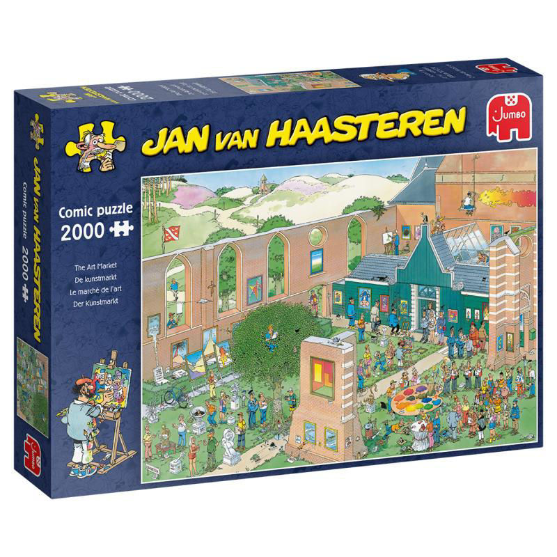 Slika - Jumbo Jan van Haasteren: Umetniški sejem sestavljanka 2000 kosov (20023)