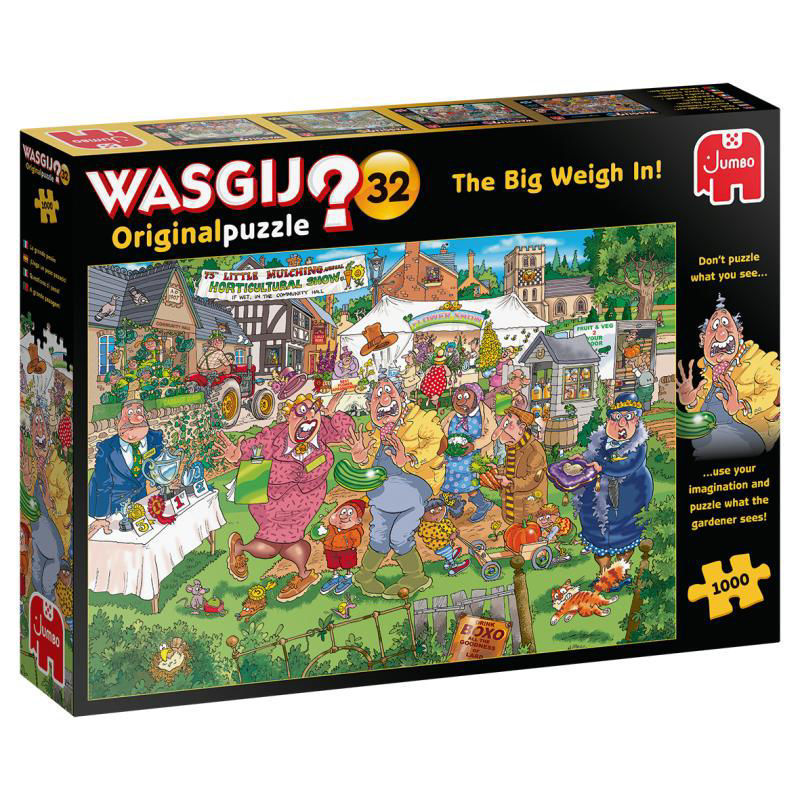 Slika - Jumbo Wasgij Original 32: Kaj vidi prodajalka? sestavljanka 1000 kosov (19170)