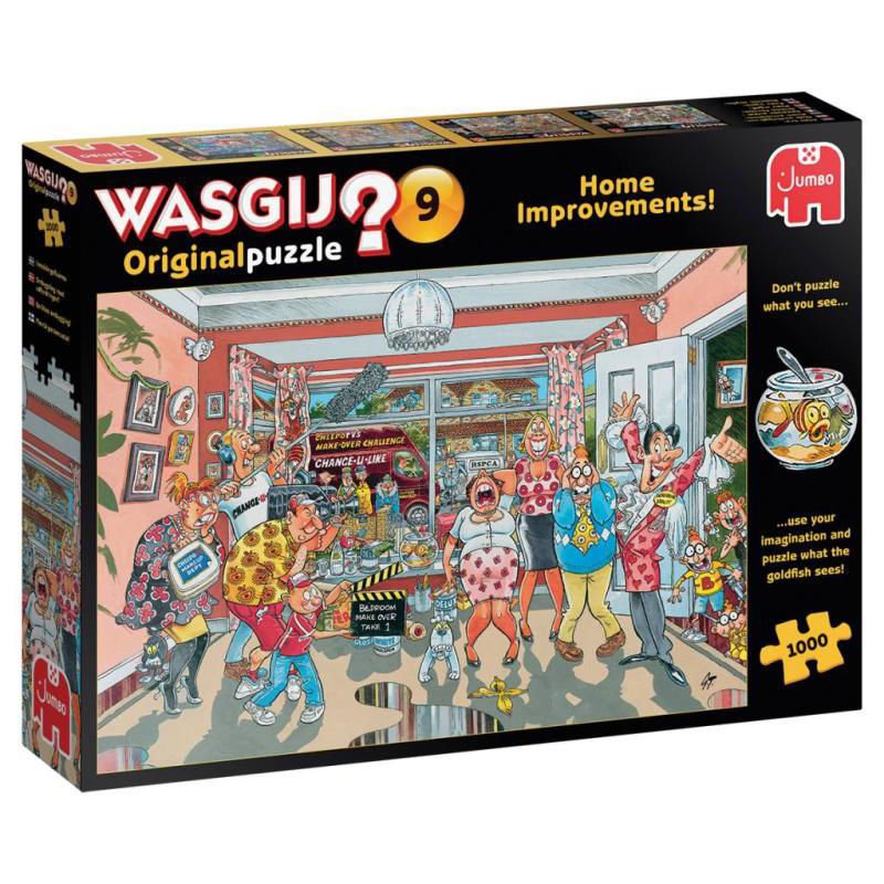 Slika - Jumbo Wasgij Original 9: Domača prenova sestavljanka 1000 kosov (81926)