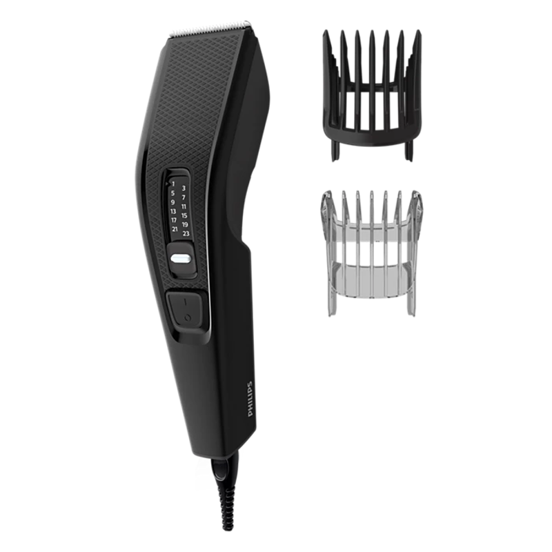 Slika - Philips Hairclipper Series 3000 HC3510/15 – napajalna strižnica z DualCut, 0,5–23 mm, 13 nastavitev
