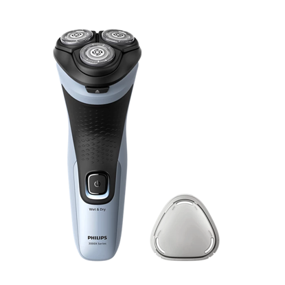 Philips Series 3000X X3003/00 – Wet & Dry rotacijski brivnik, 27 PowerCut rezil, 4D Flex glava
