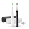 Slika - Philips Sonicare 5300 HX7109/01 – set 2 soničnih zobnih ščetk (črna & bela), senzor pritiska, etuiji