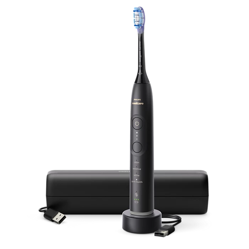Slika - Philips Sonicare 7100 HX7421/01 – sonična zobna ščetka s 4 načini, senzorjem pritiska, do 21 dni baterije, USB‑A potovalni etui