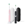 Slika - Philips Sonicare ProtectiveClean 4300 HX6800/35 –  2 električni sonični zobni ščetki (set ročaja + etui)roza/črna