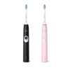 Slika - Philips Sonicare ProtectiveClean 4300 HX6800/35 –  2 električni sonični zobni ščetki (set ročaja + etui)roza/črna