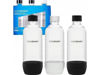 Slika - SodaStream PET Bottle Universal 3×1 L – univerzalne plastenke, črno-bela (2260525)