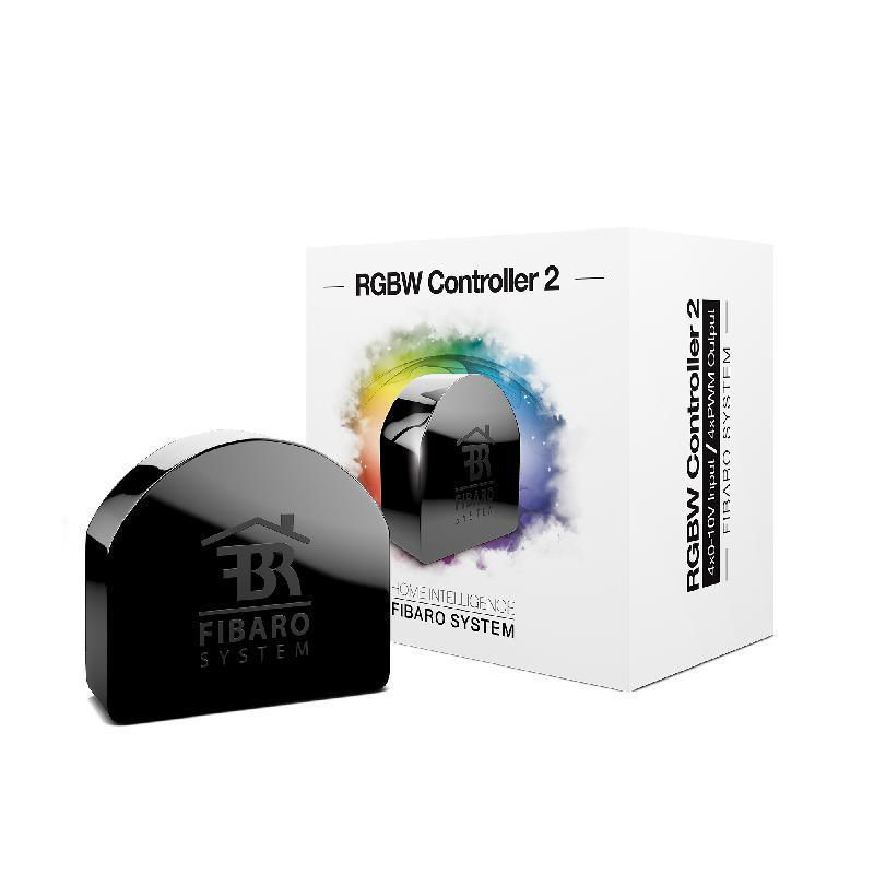 Slika - Fibaro RGBW Controller 2 FGRGBWM-442 – Z-Wave Plus krmilnik za LED (RGB/RGBW), 4 analogni vh