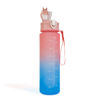 Slika - Family športna plastenka za vodo -750ml - BPA FREE - roza/modra z vgrajeno slamico