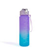 Slika - Family športna plastenka za vodo -750ml - BPA FREE - vijolčno/modra z vgrajeno slamico