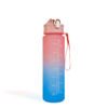 Slika - Family športna plastenka za vodo -750ml - BPA FREE - roza/modra z vgrajeno slamico