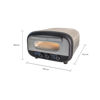 Slika - Unold Pizza Oven Alfredo 68806 – 1700W električna pečica za pico (srebrna)